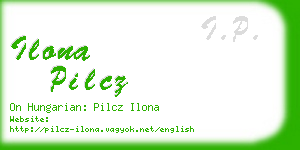 ilona pilcz business card